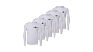 GOODSOUL Classic White Hoodie (5-Pack Collection)