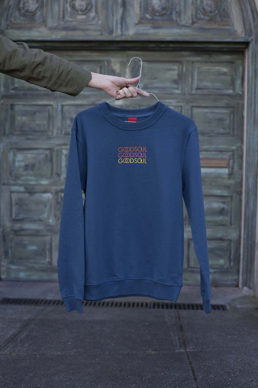 Waves of GOODSOUL Blue Sweatshirt