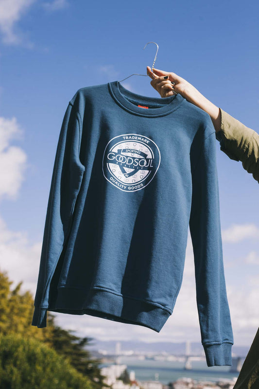 GOODSOUL Trademark Blue Sweatshirt